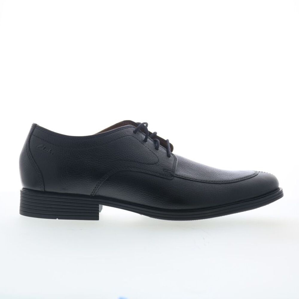 Clarks Mens Whiddon Apron Black Shoes (NWT)